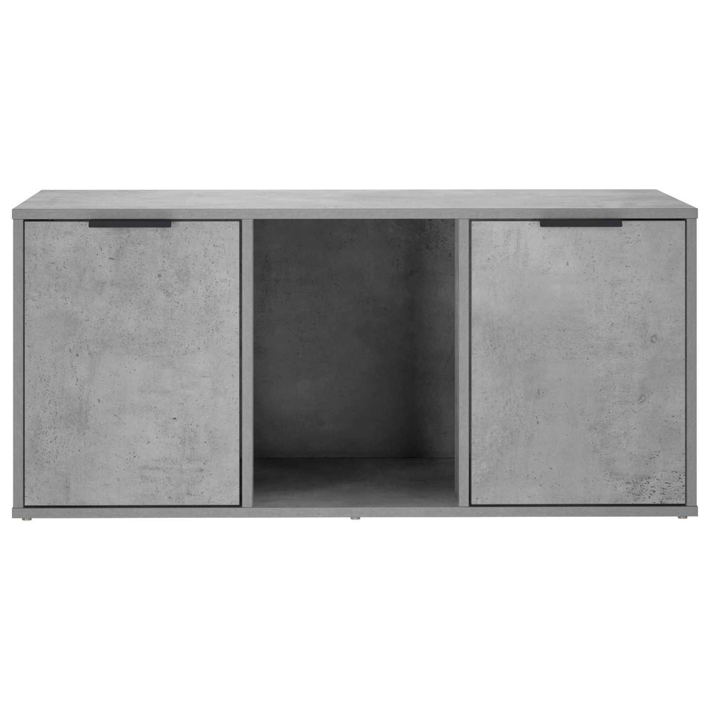 Katt bur møbel Betonggrå 100 x 49 x 45 cm Konstruert tre
