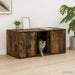 Katt bur møbel Røkt Eik 100 x 49 x 45 cm Konstruert tre