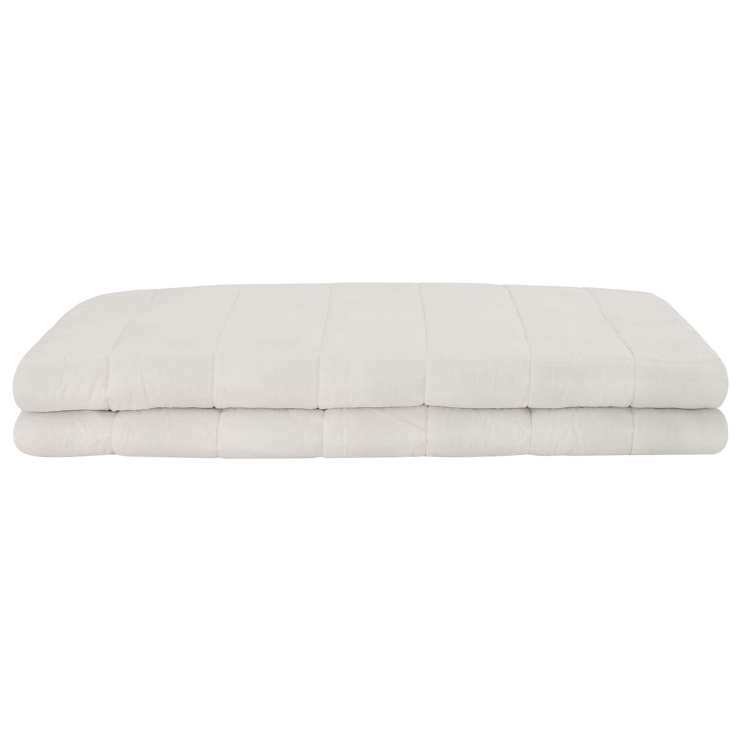 Vektet Teppe Hvit 120 x 180 cm 5 kg 100% Bomull 205T