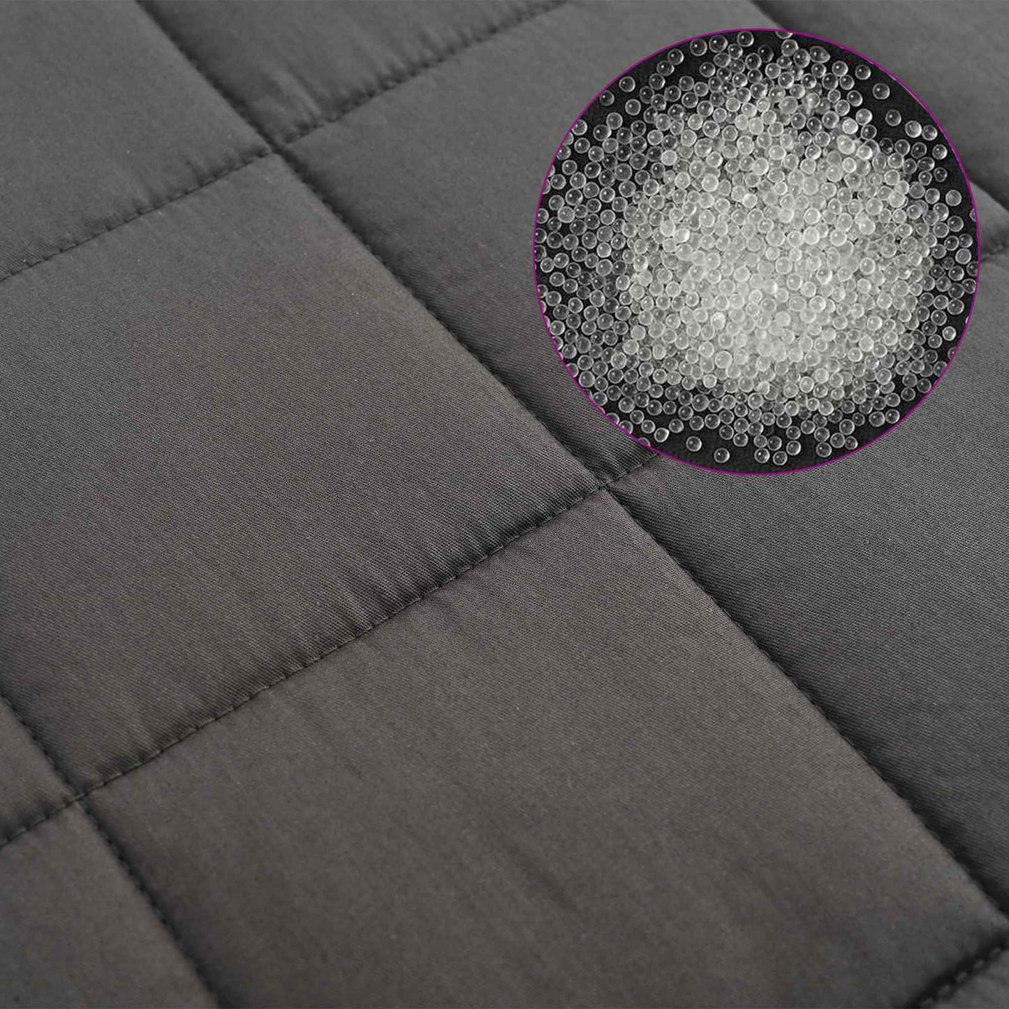 Vektet Teppe Antrasitt 155 x 220 cm 7 kg 100% Bomull 205T
