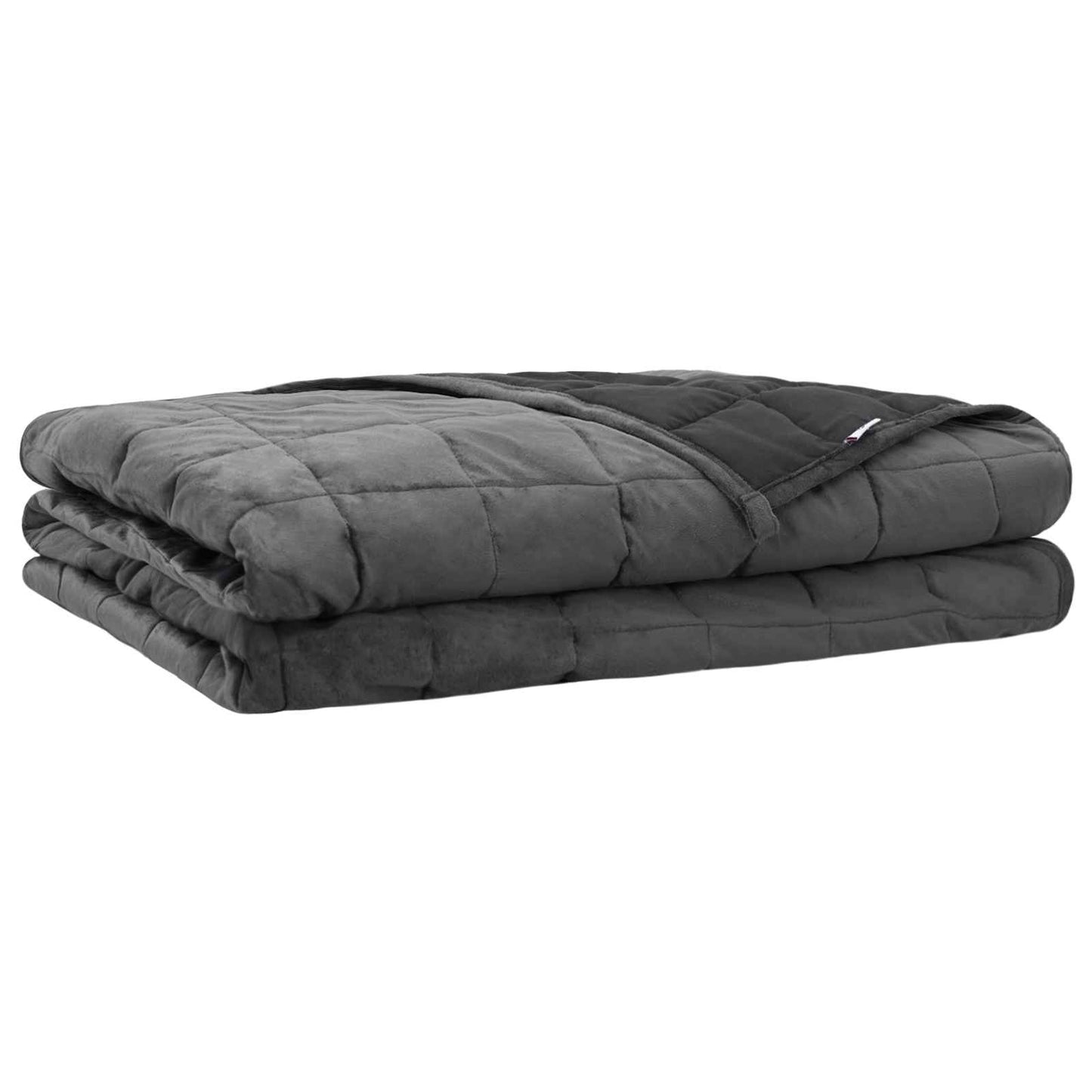 Vektet Teppe Antrasitt 220 x 235 cm 15 kg 100% Bomull 205T