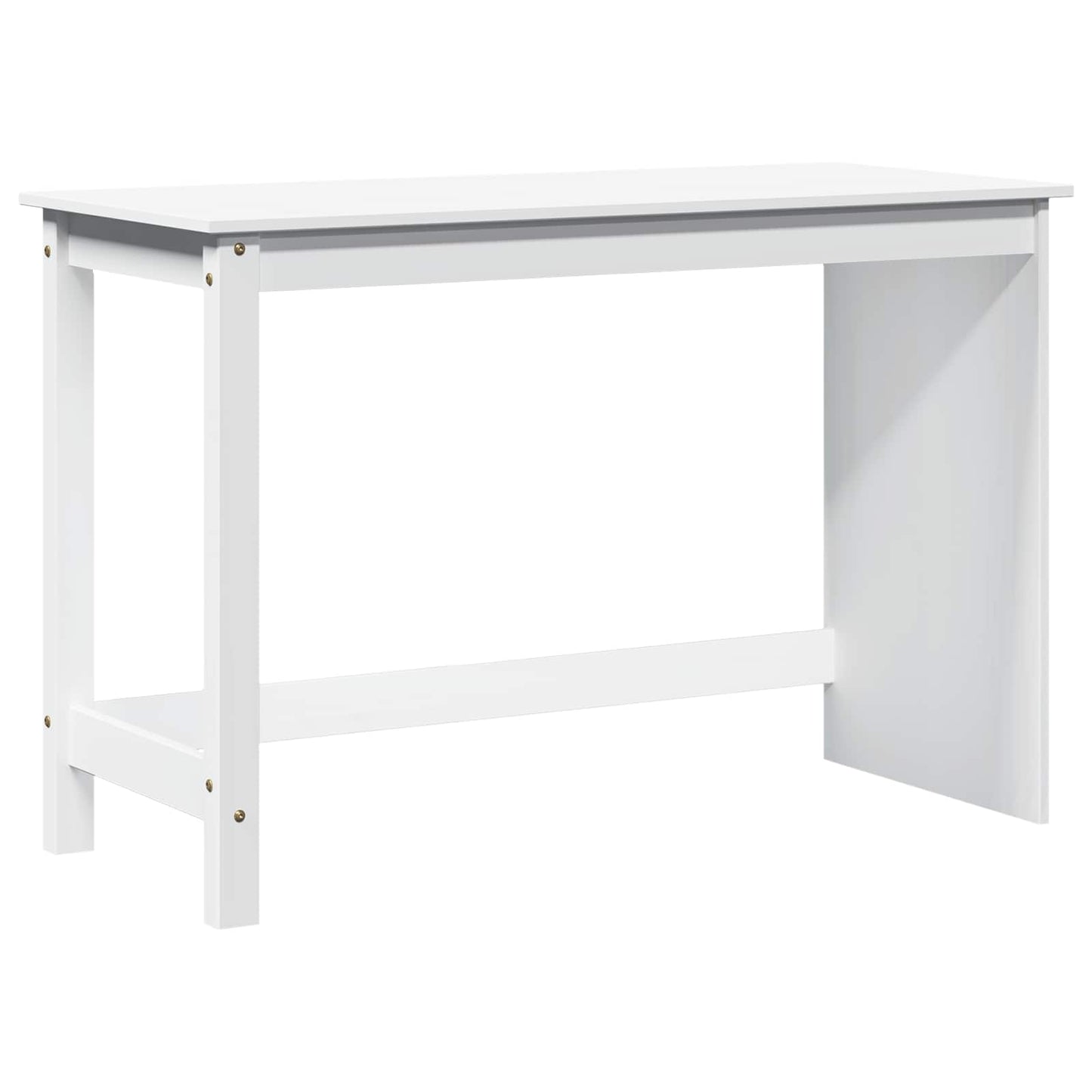 Skrivebordskapsett 2 stk. Hvit Heltre furu