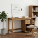 Skrivebordskapsett 2 stk. HonningBrun Heltre furu