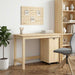 Skrivebordskapsett 2 stk. Brun Heltre furu