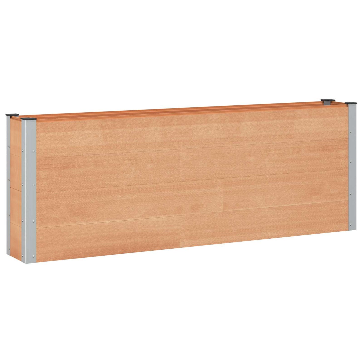Høybed Brun 200 x 30 x 72 cm WPC og Aluminium