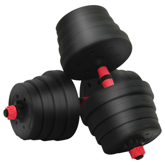 2-i-1 Manualsett 40kg Svart og Rød Sement og jernsand