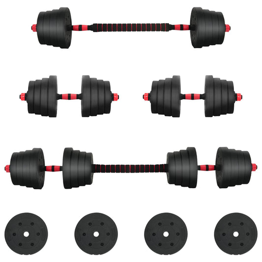 2-i-1 Manualsett 40kg Svart og Rød Sement og jernsand