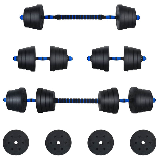 2-i-1 Manualsett 40kg Svart og Blå Sement og jernsand