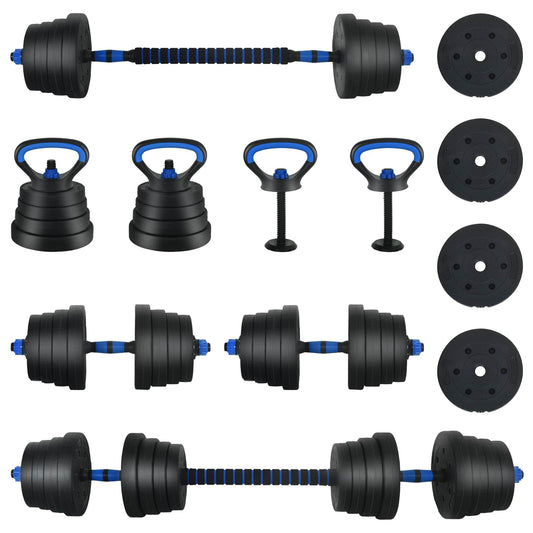 4-i-1 Manualsett 40kg Svart og Blå Sement og jernsand