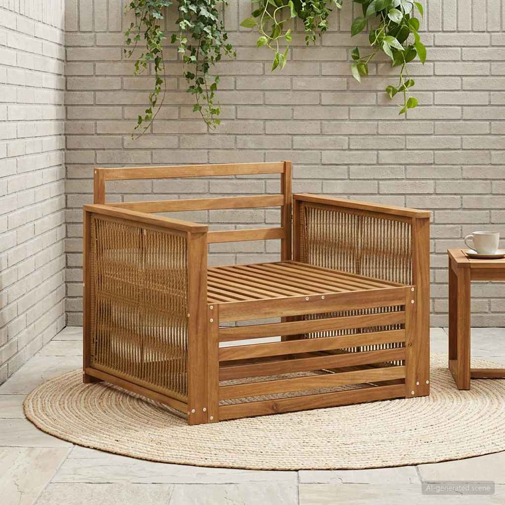 Ute Midt Sofa Naturlig