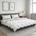 Dyne FULDA 220 x 240 cm Vinter 300 GSM 90% Gjess Dun Hvit