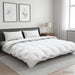 Dyne FULDA 200 x 220 cm 4 årstider 310 GSM 90% Gjess Dun Hvit
