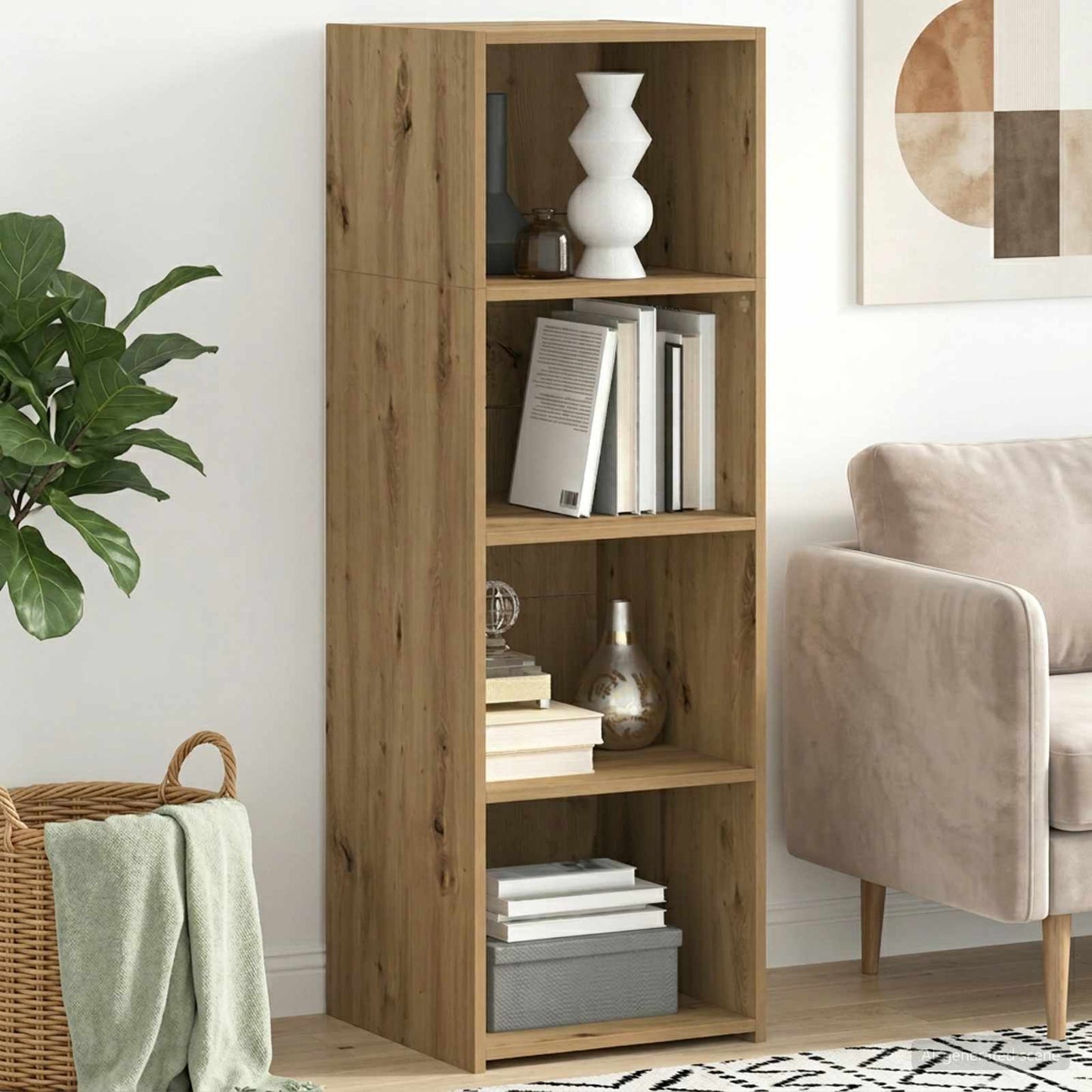 Høyskap Artisan eik 40 x 41 x 124 cm Konstruert tre