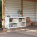 Utendørs kjøkkenskap MEPPEL 2 pcs Hvit 212 x 55 x 92 cm