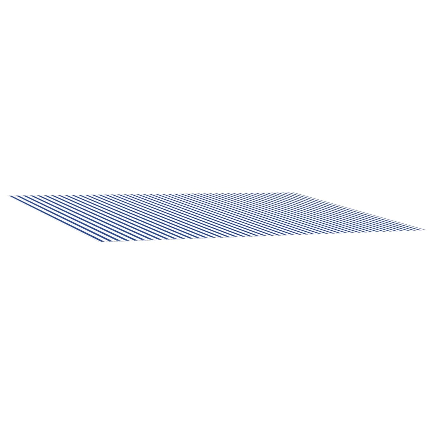 Reserveduk til markise Blå og hvit 400 x 200 cm Polyester