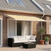 Reserveduk til markise Gul og hvit 350 x 200 cm Polyester