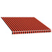 Reserveduk til markise Oransje og Brunt 300 x 250 cm Polyester