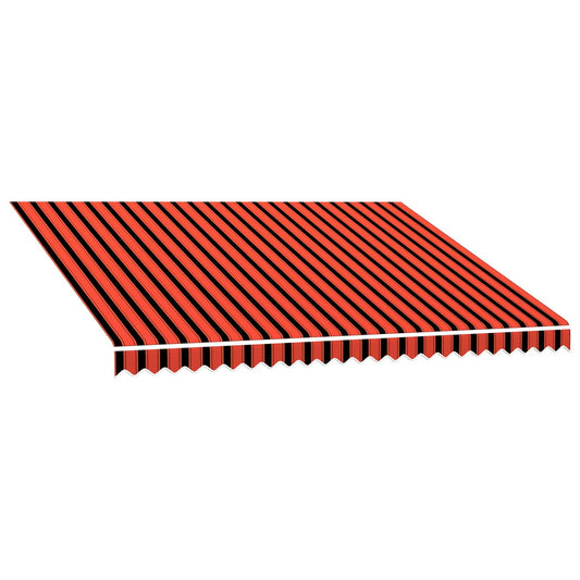 Reserveduk til markise Oransje og Brunt 350 x 250 cm Polyester