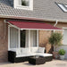 Reserveduk til markise Burgunder Rød 300 x 200 cm Polyester