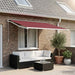 Reserveduk til markise Burgunder Rød 500 × 350 cm Polyester