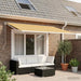 Reserveduk til markise Oransje og Svart 500 × 300 cm Polyester