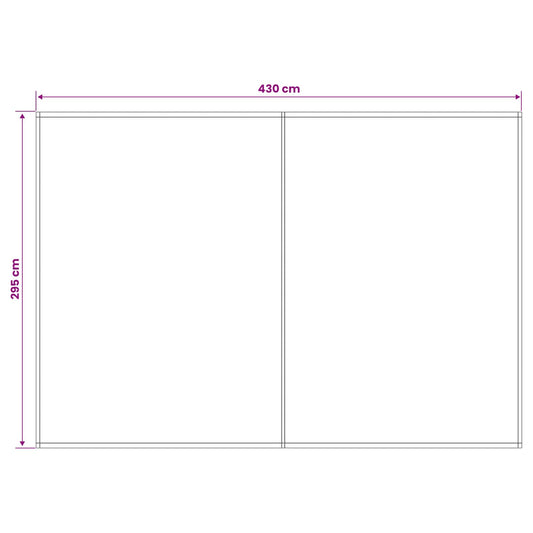 Reserveduk til markise Lysegrå 450 × 300 cm Polyester