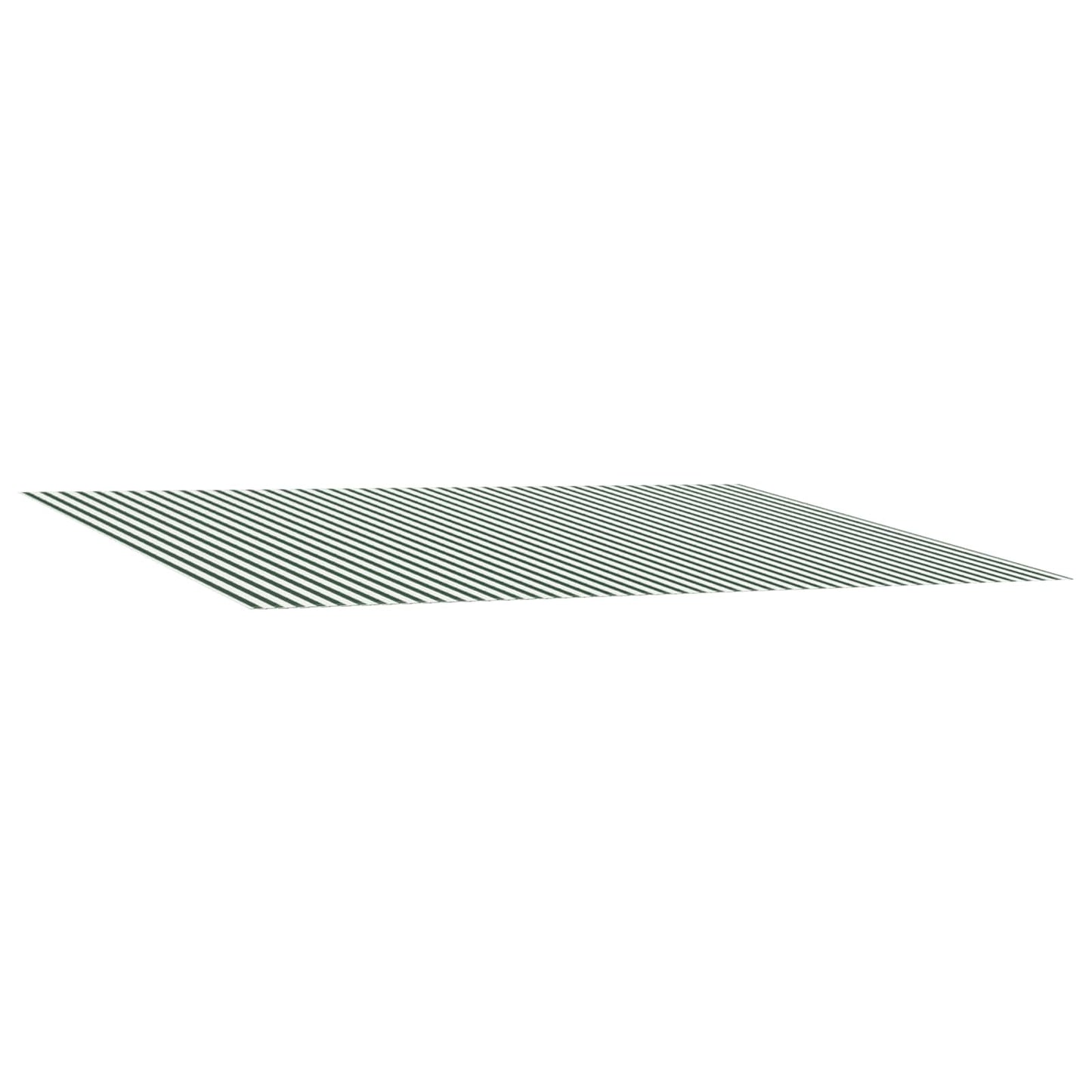 Reserveduk til markise Grønn og hvit 300 x 200 cm Polyester