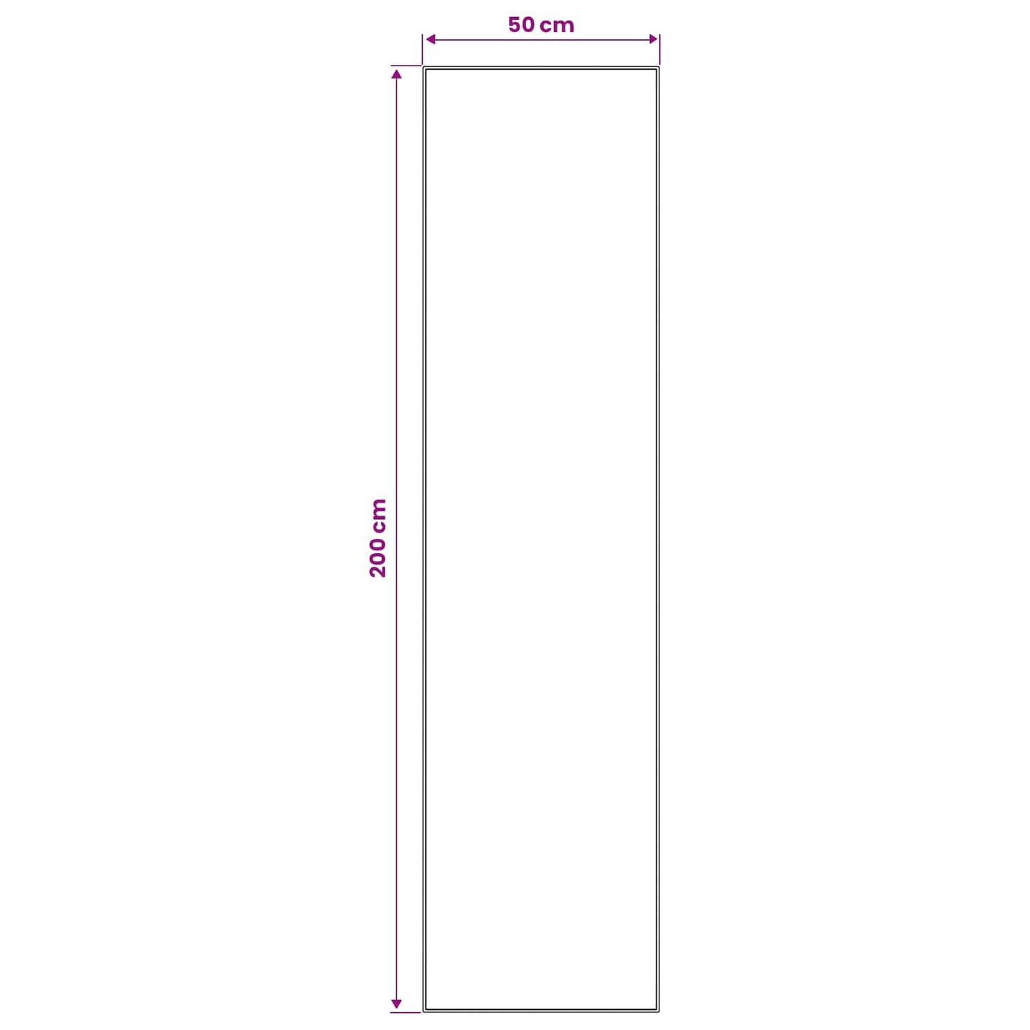 Teppe Runner ORIZ 1150 gsm Grå og svart