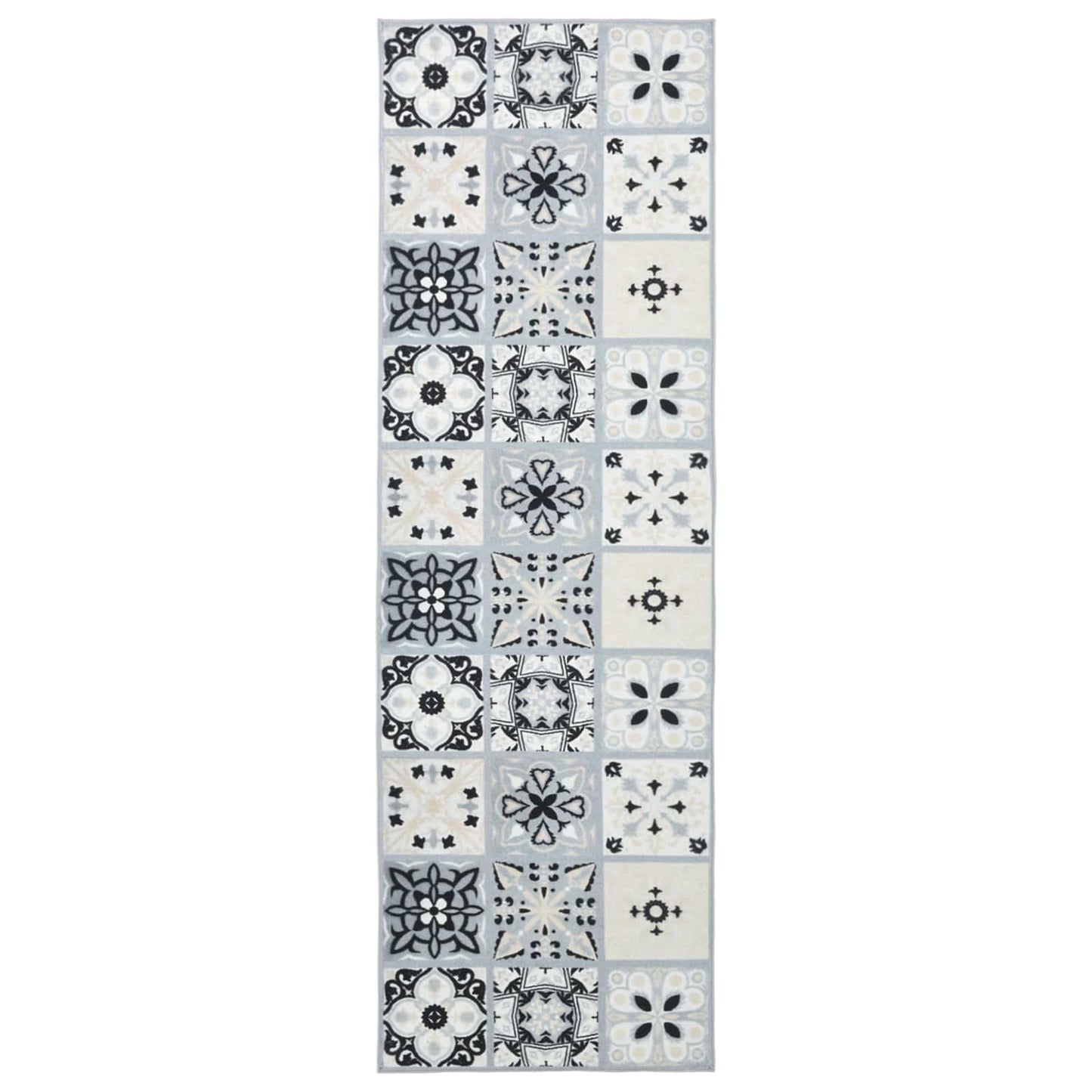Teppe Runner ORIZ 1150 gsm Grå og svart