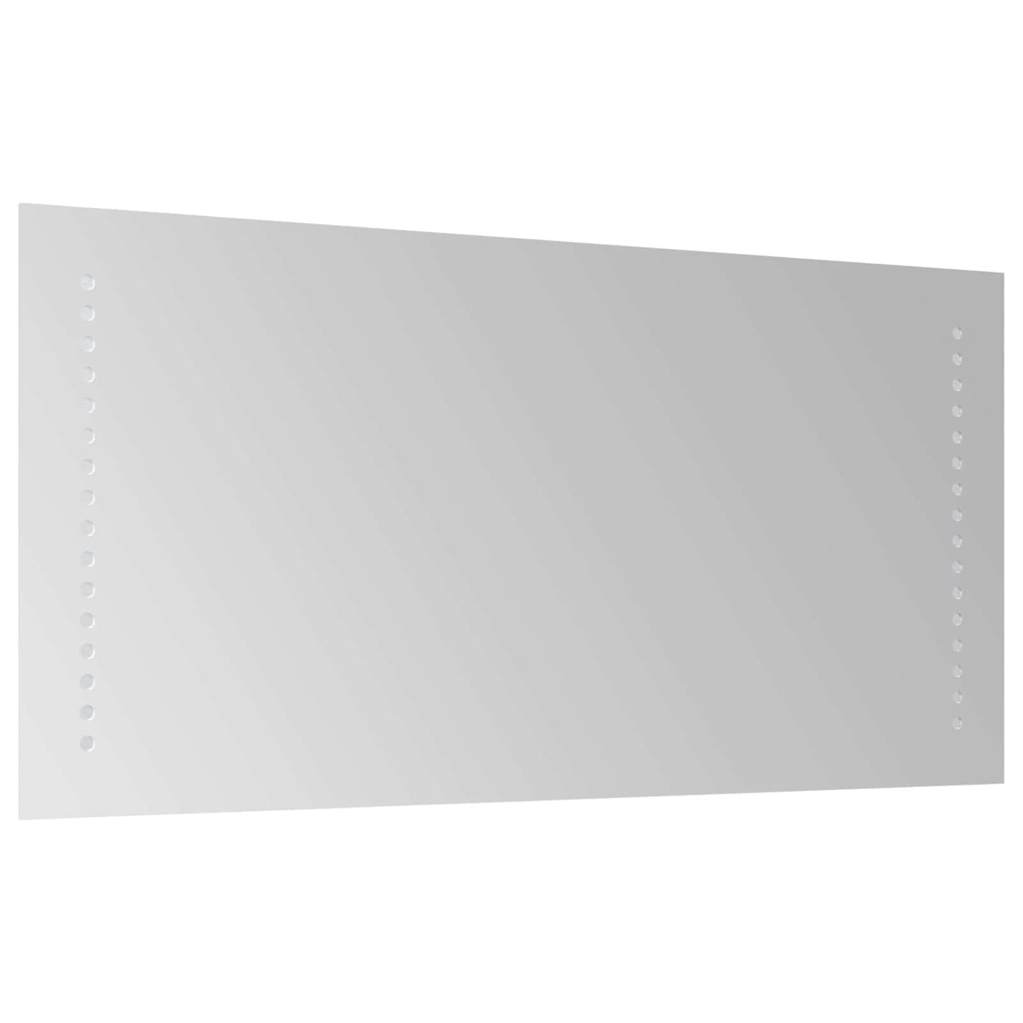 LED Badevindu Gjennomsiktig 60 x 30 cm herdet glass Rektangulær