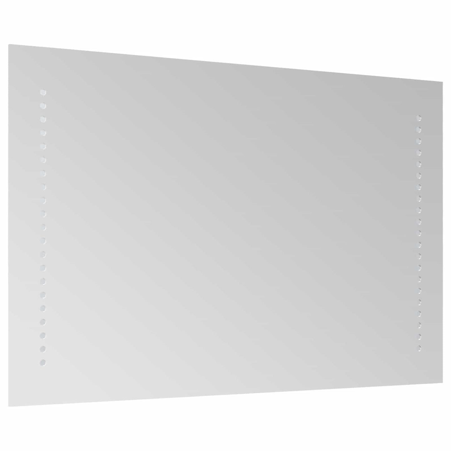 LED Badevindu Gjennomsiktig 60 x 40 cm herdet glass Rektangulær