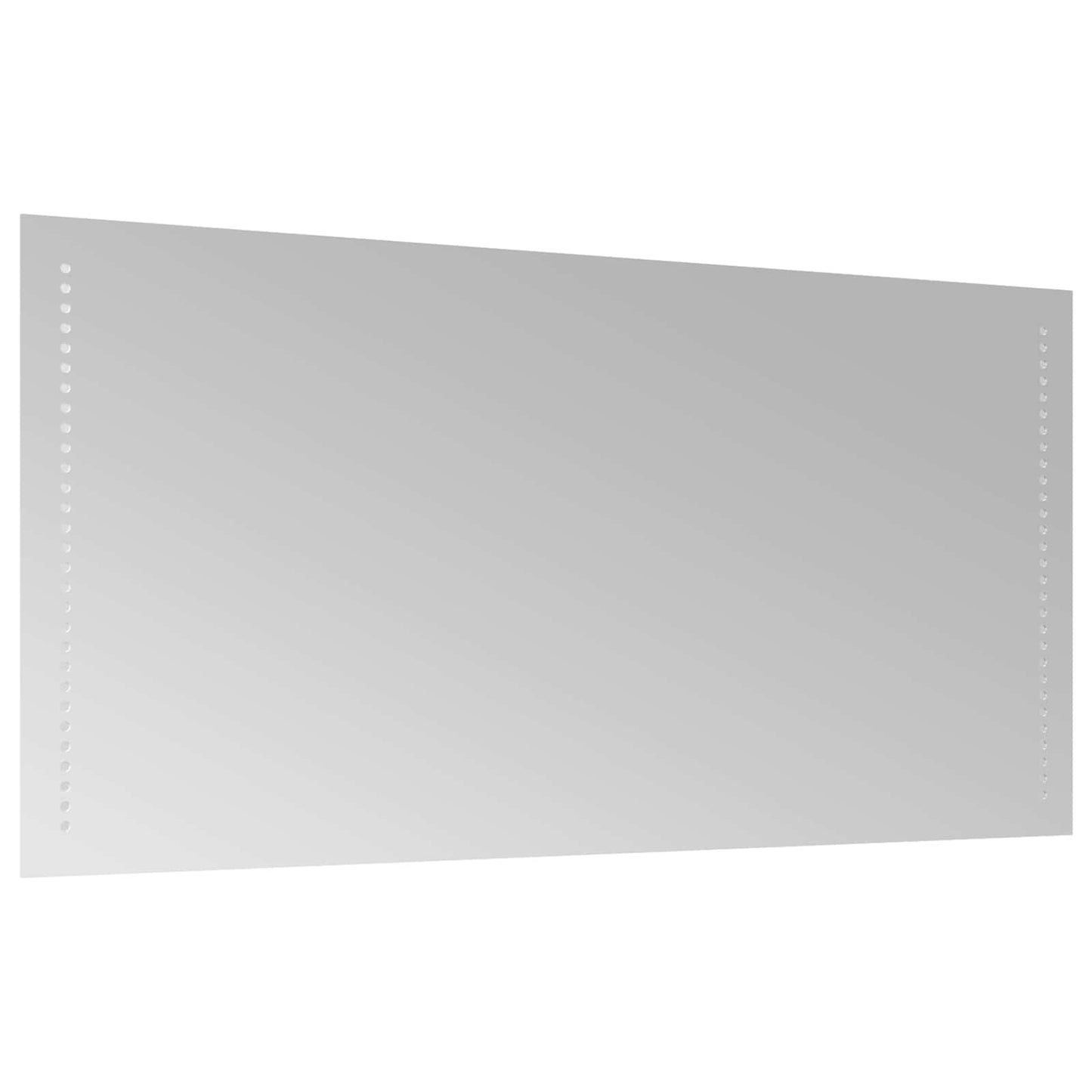 LED Badevindu Gjennomsiktig 100 x 50 cm herdet glass