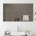 LED Badevindu Gjennomsiktig 100 x 60 cm herdet glass