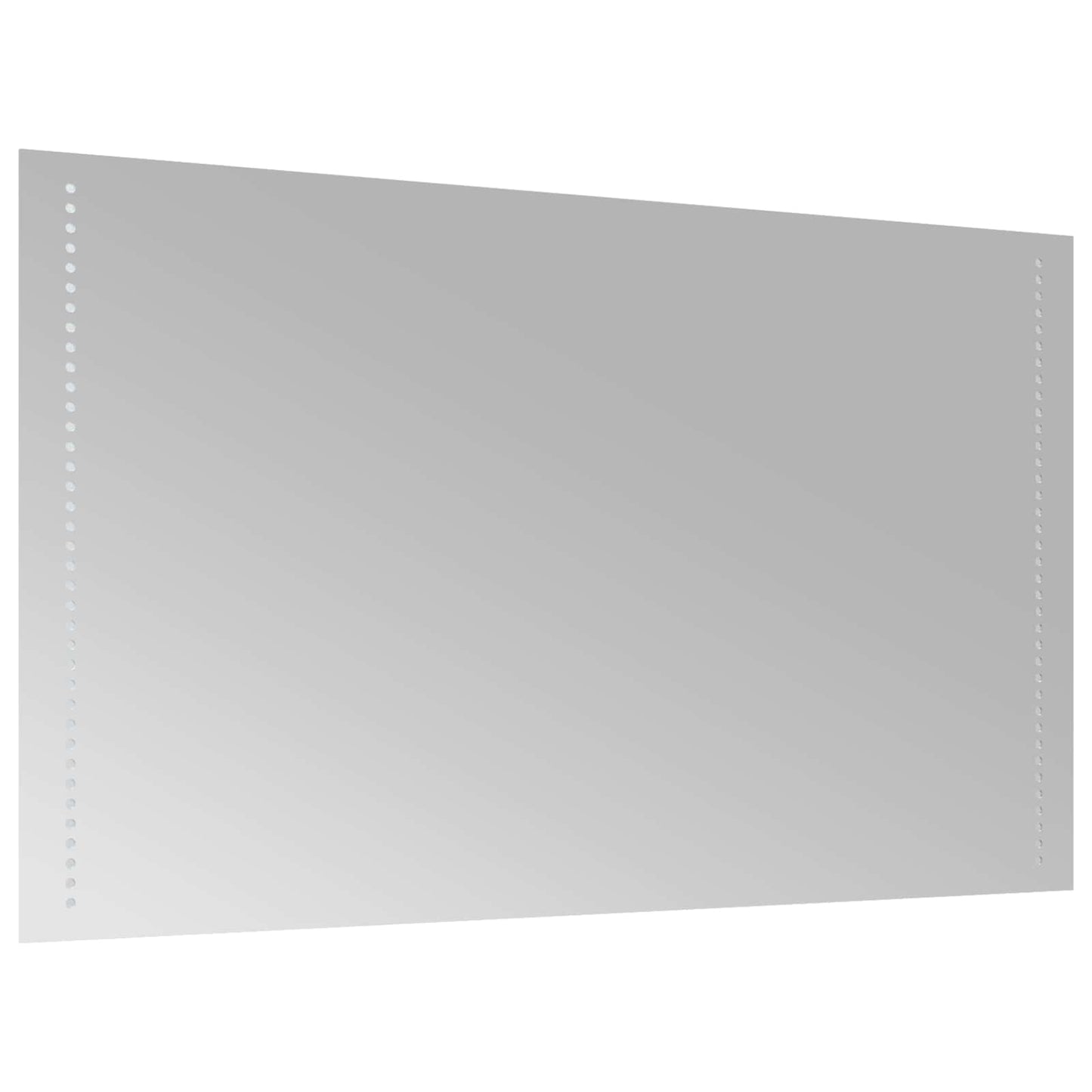 LED Badevindu Gjennomsiktig 100 x 60 cm herdet glass
