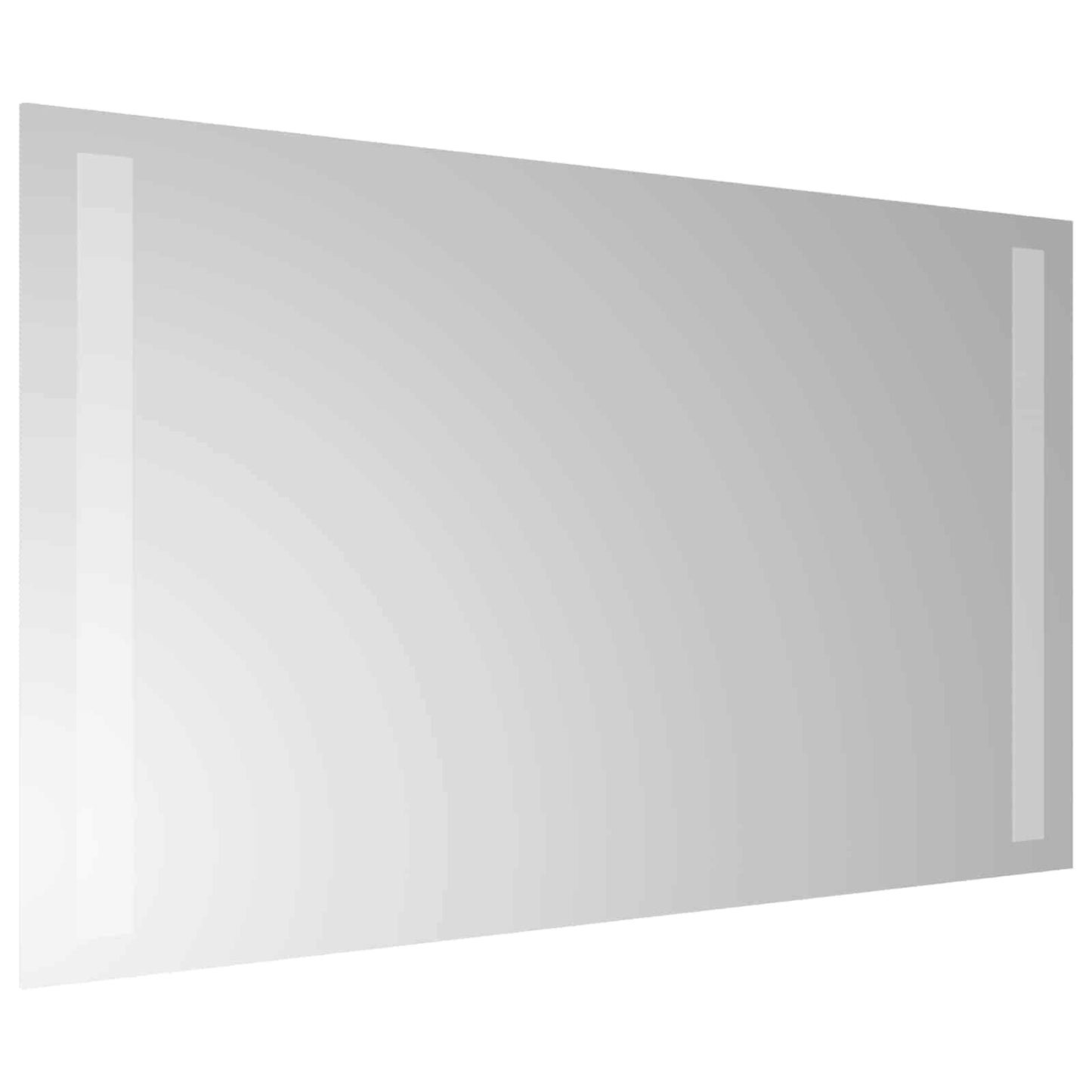 LED Badevindu med speil Gjennomsiktig 60 x 30 cm herdet glass