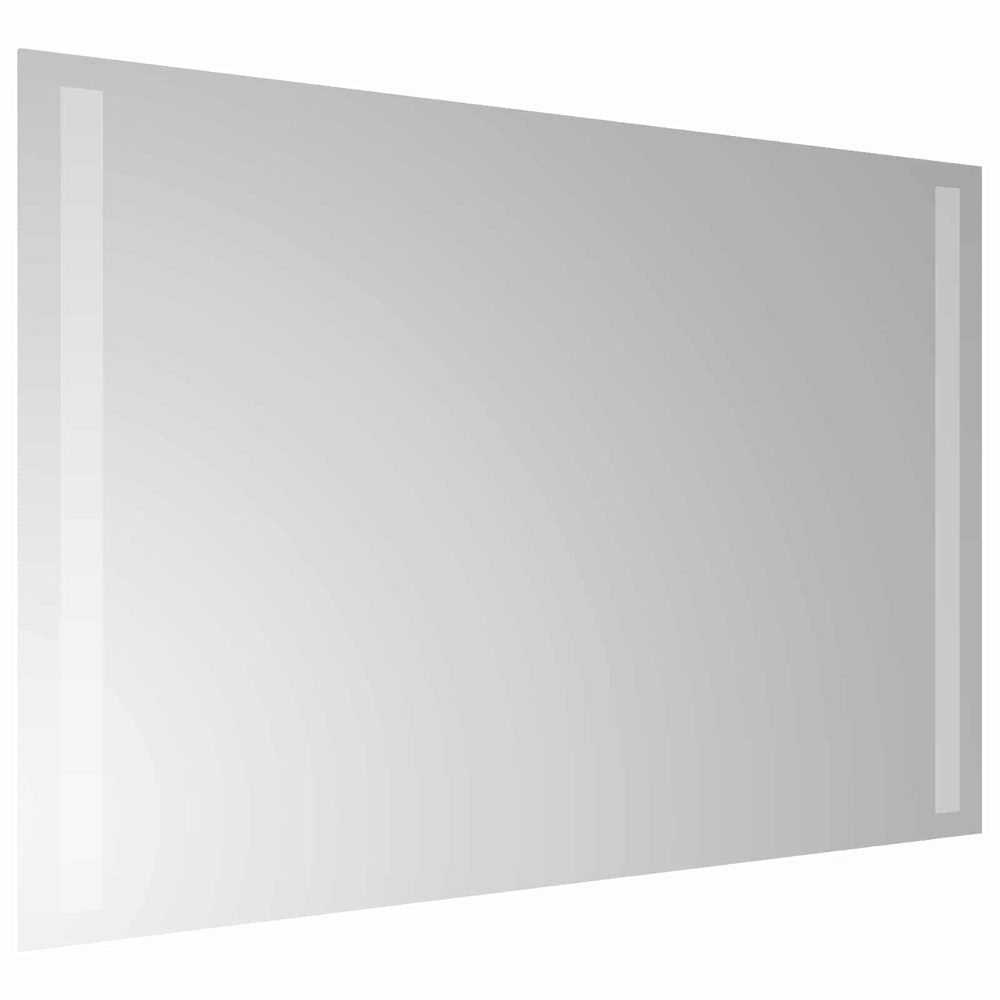 LED Badevindu med speil Gjennomsiktig 60 x 40 cm herdet glass