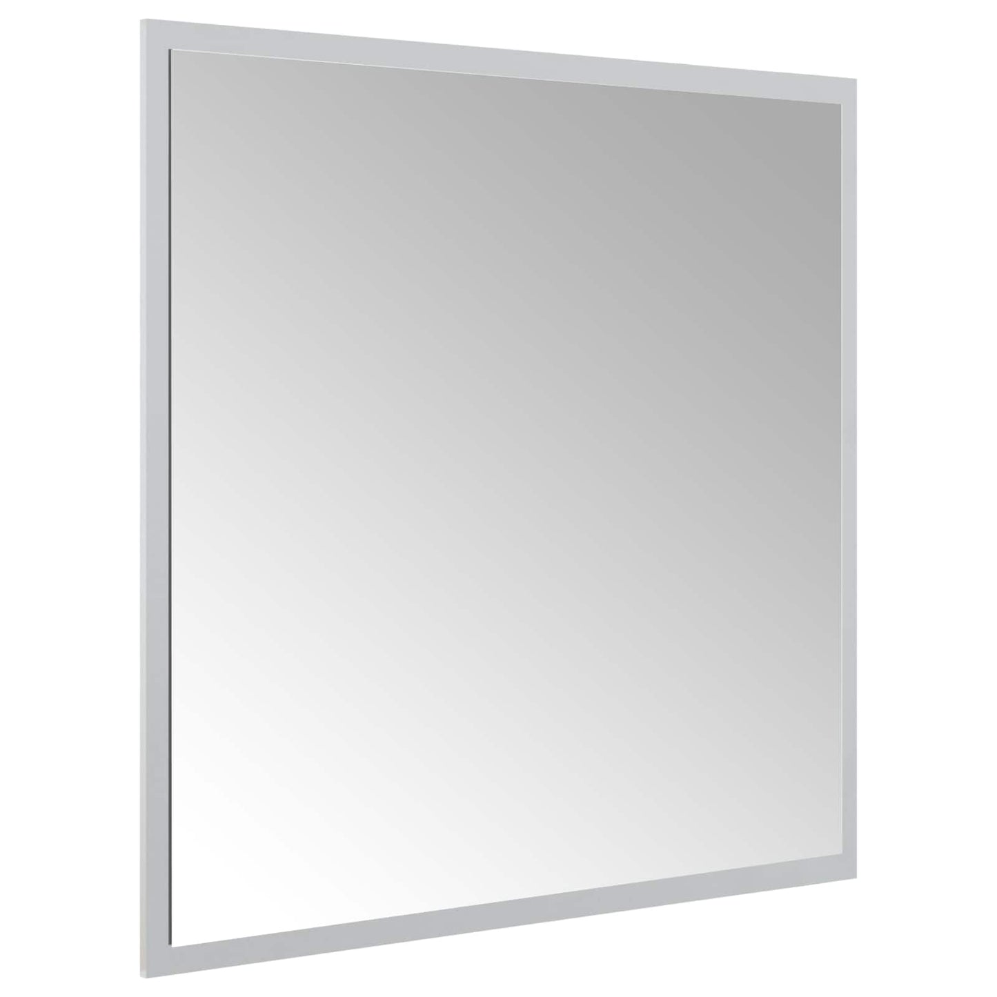 LED Badevindu med speil Gjennomsiktig 60 x 60 cm herdet glass
