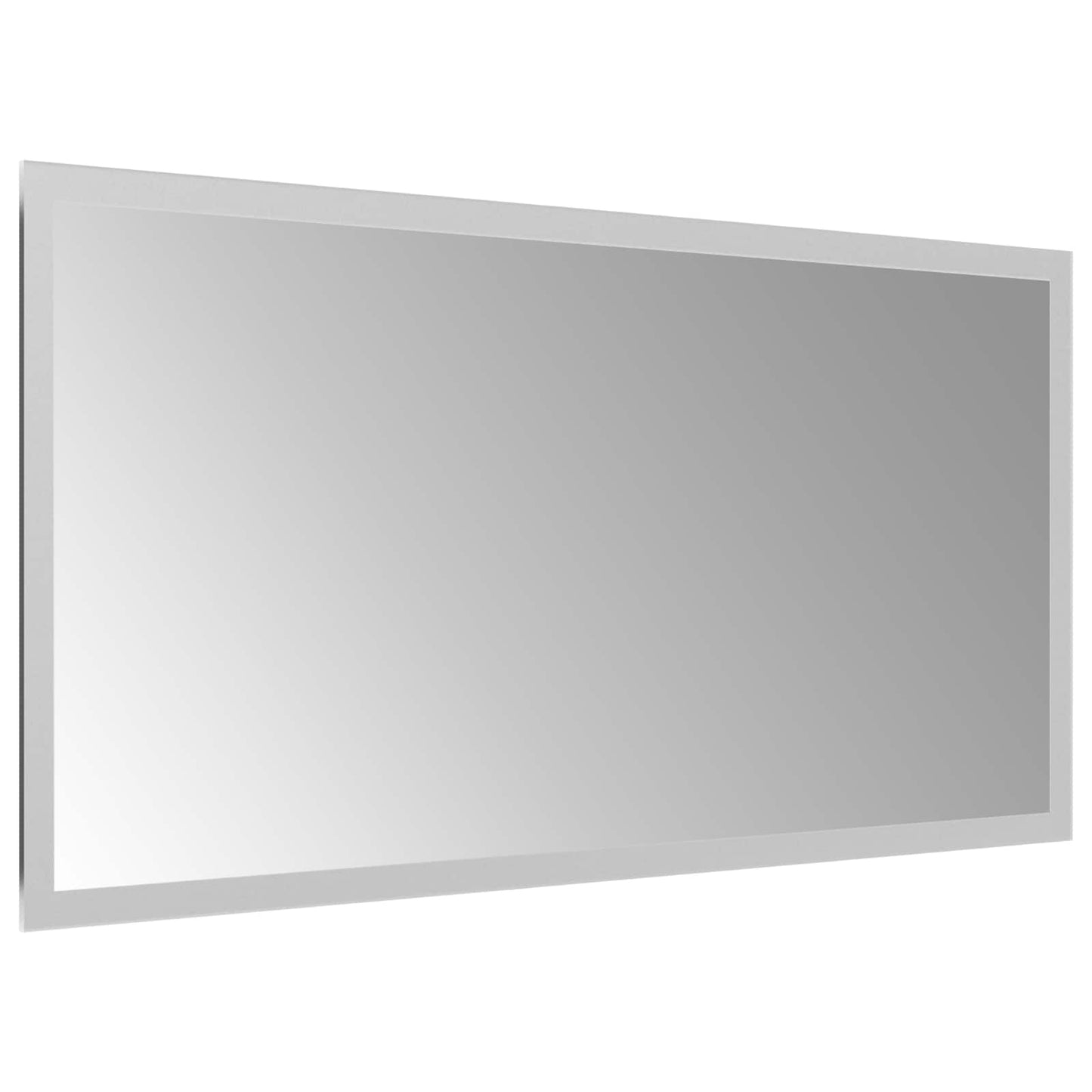 LED Badevindu med speil Gjennomsiktig 60 x 30 cm herdet glass