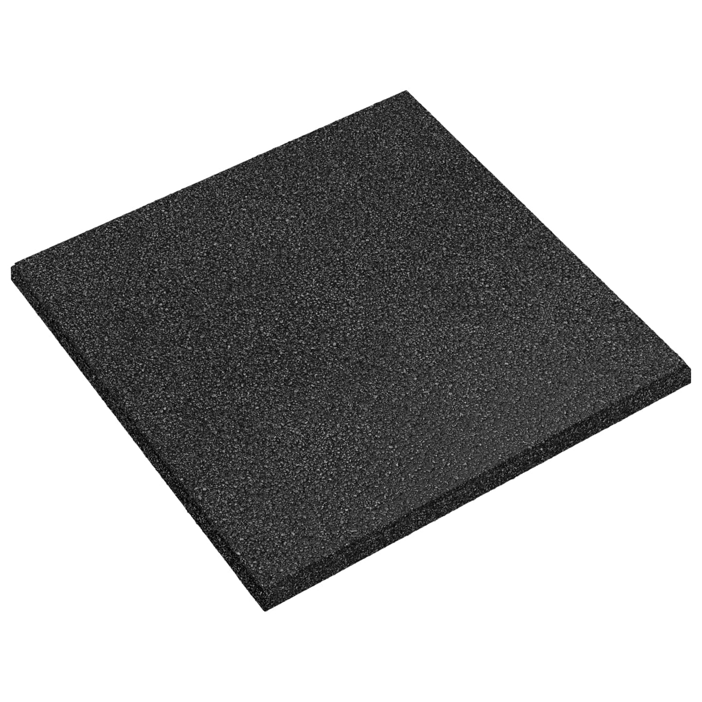 Fallbeskyttelsesfliser 18 pcs Svart 50 x 50 cm Gummi
