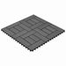 Terrasseflis 22 pcs Grå 30 x 30 cm WPC