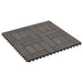 Terrasseflis 22 pcs Mørk brun 30 x 30 cm WPC
