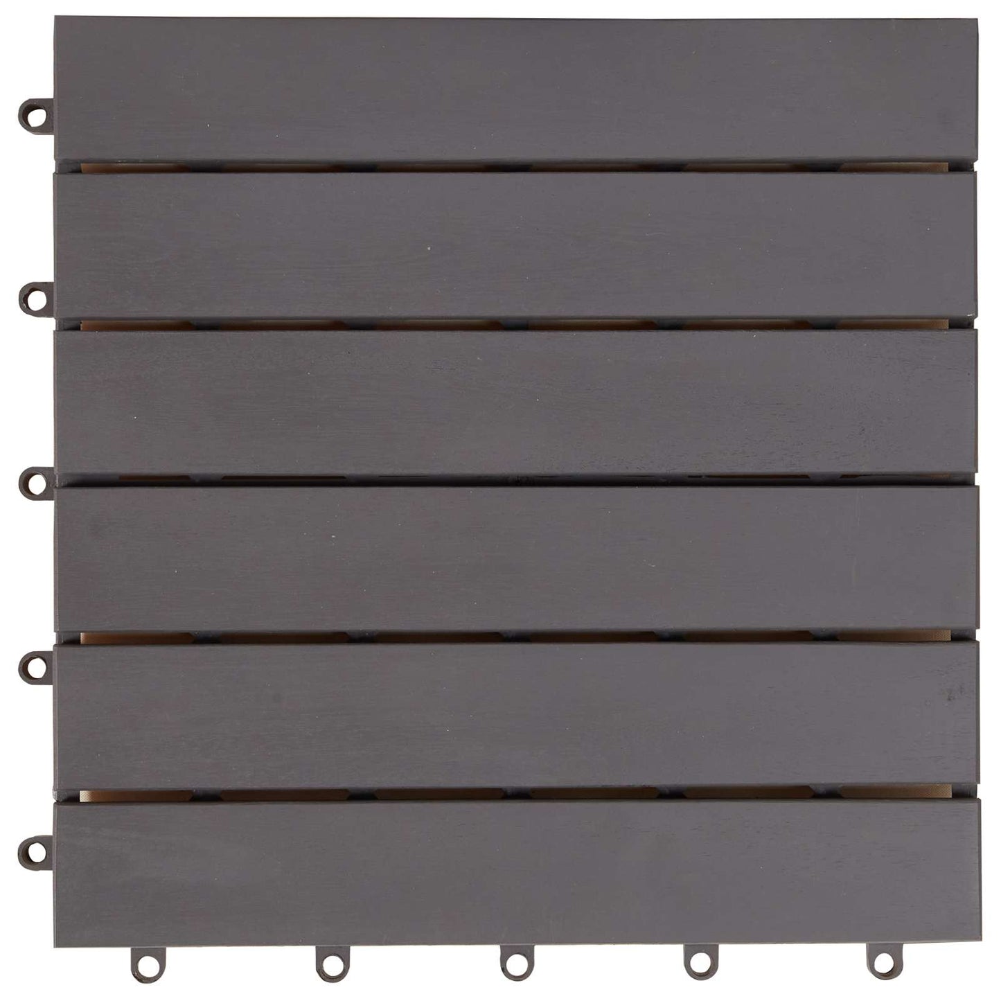 Terrasseflis 20 pcs Grå 30 x 30 cm Acacia Hardtre