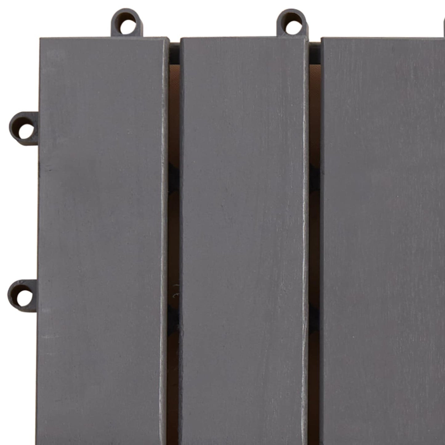 Terrasseflis 20 pcs Grå 30 x 30 cm Acacia Hardtre
