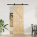 Skyvedør NARVIK 70 x 210 cm (152,5 cm) Naturlig og svart