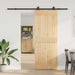 Skyvedør NARVIK 80 x 210 cm (213,5 cm) Naturlig og svart