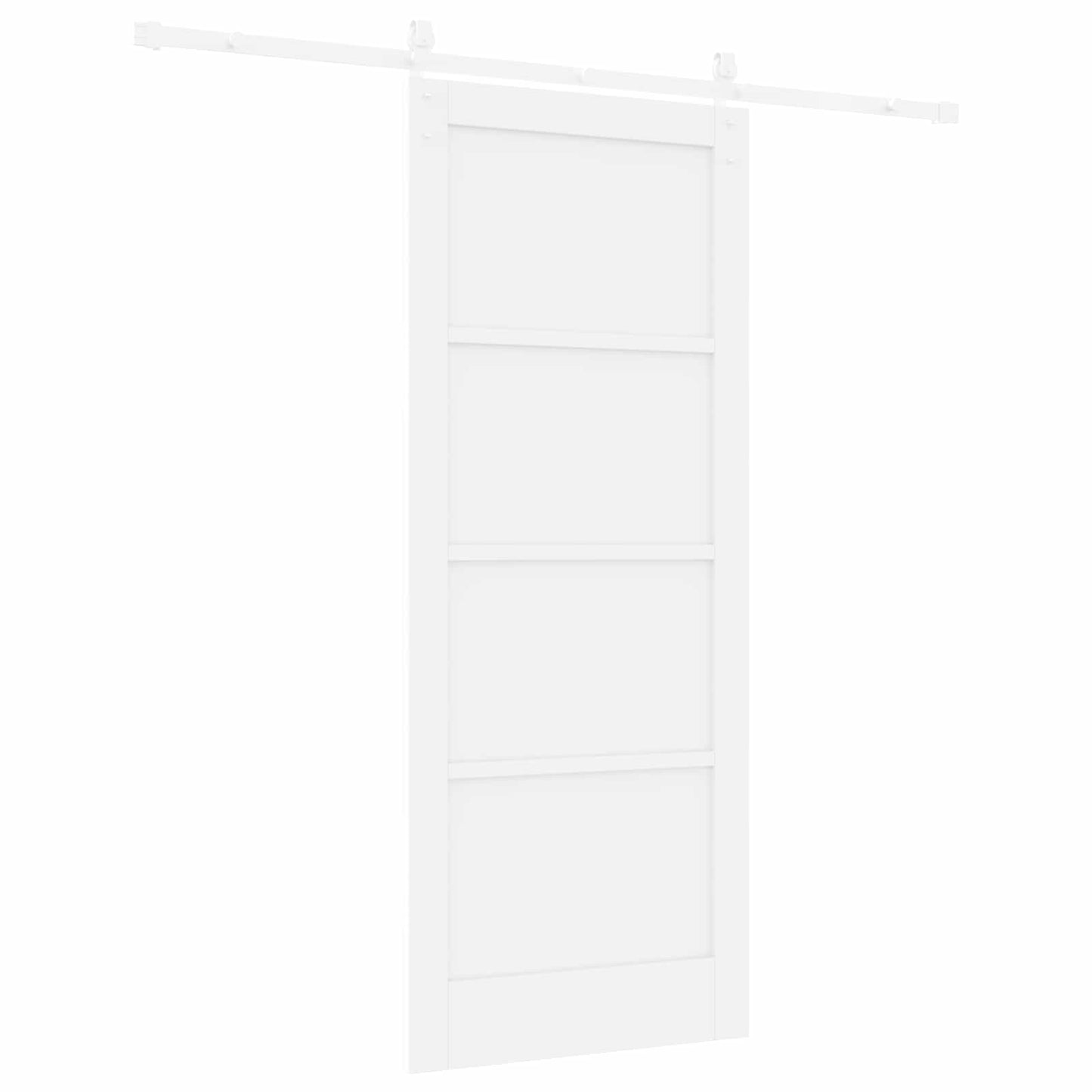 Skyvedør Hvit 83 x 202 cm Heltre furu
