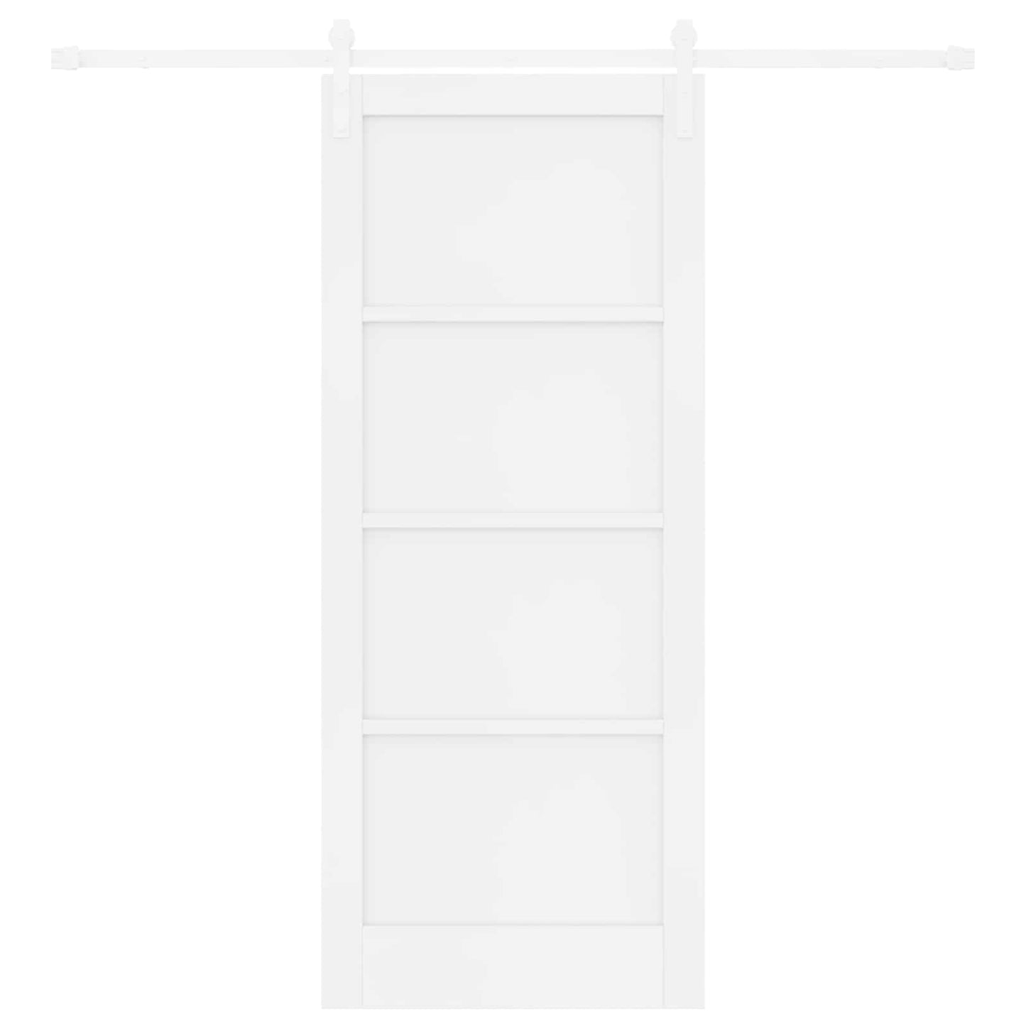 Skyvedør Hvit 83 x 202 cm Heltre furu