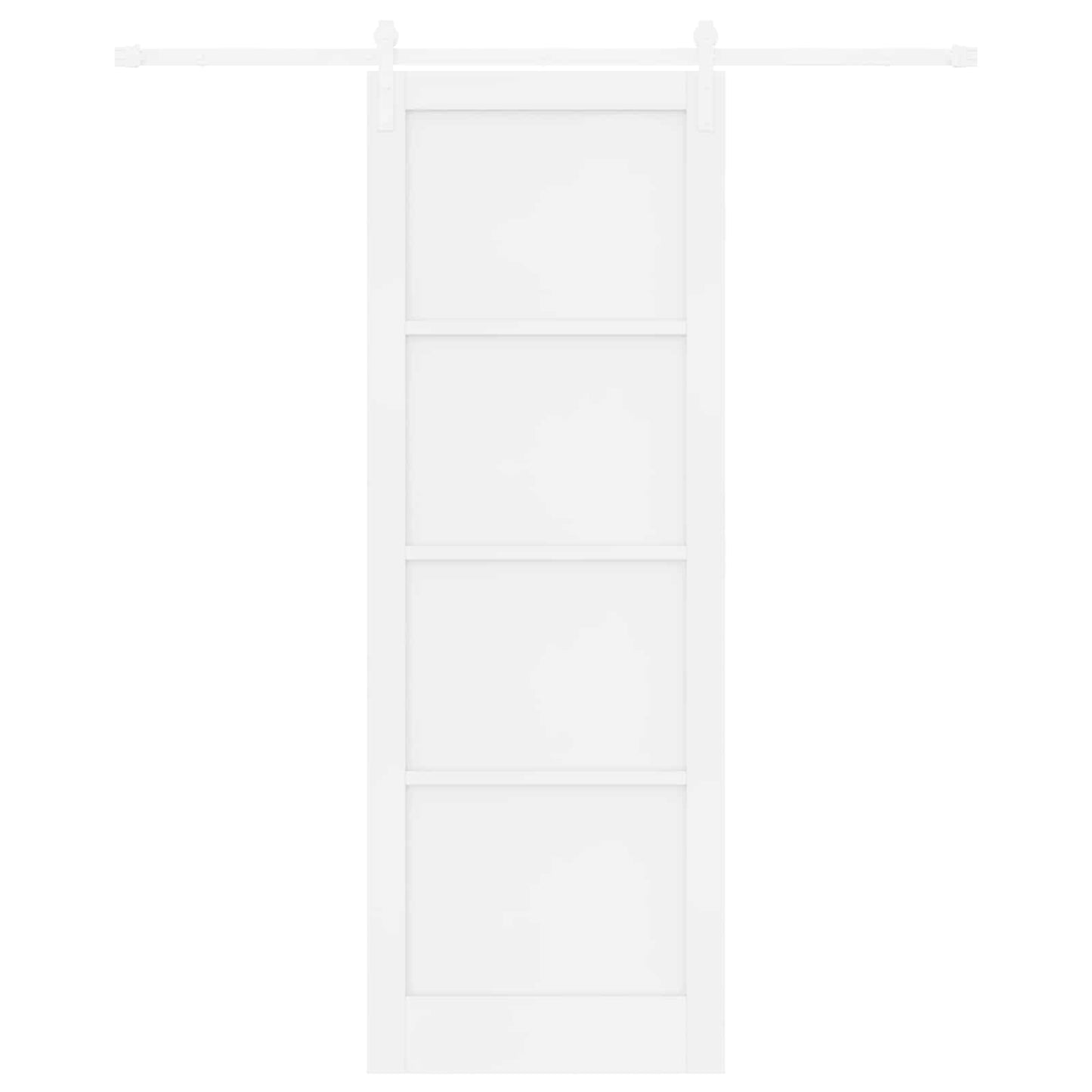 Skyvedør Hvit 83 x 232 cm Heltre furu