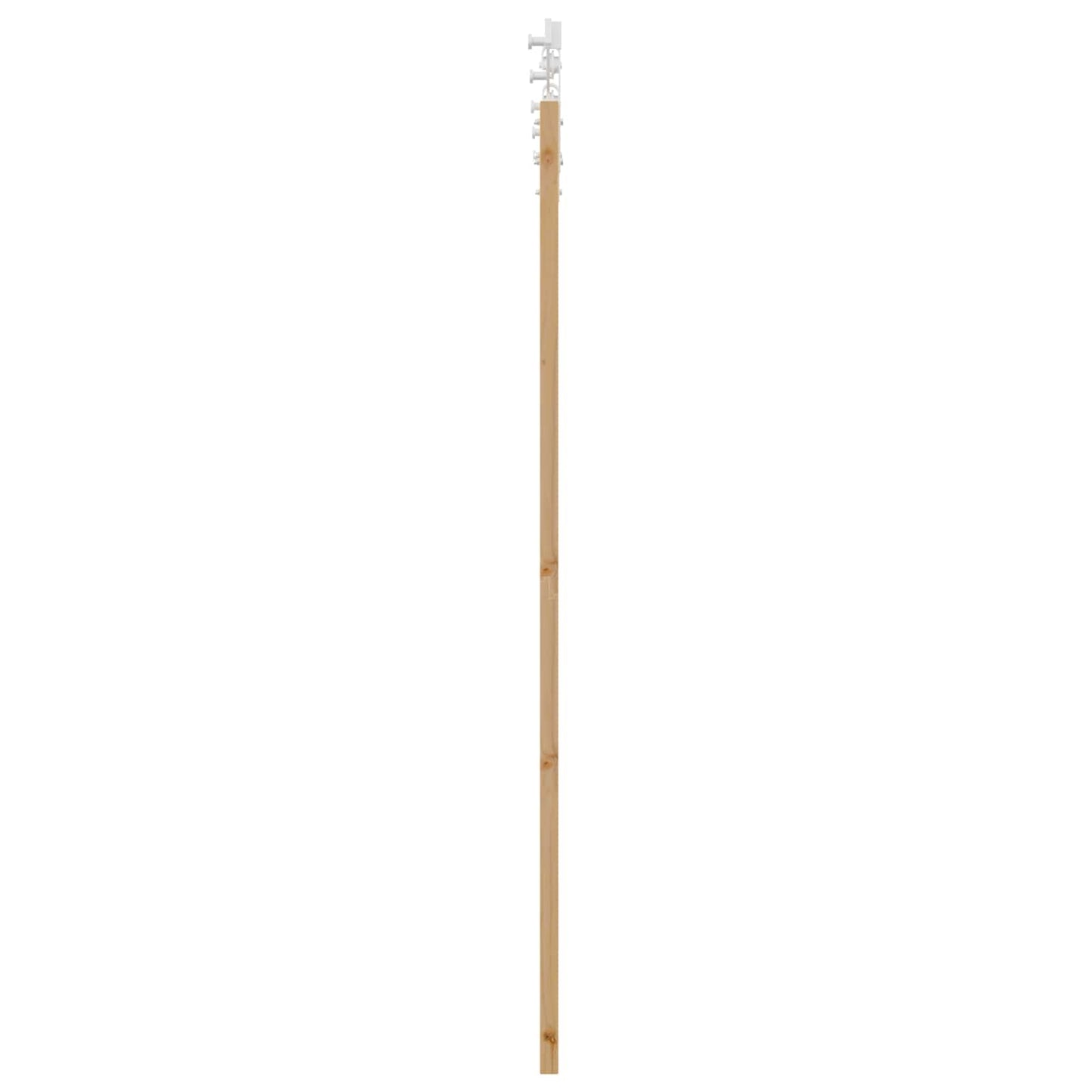 Skyvedør Naturlig og Hvit 86 x 198,5 cm Heltre furu