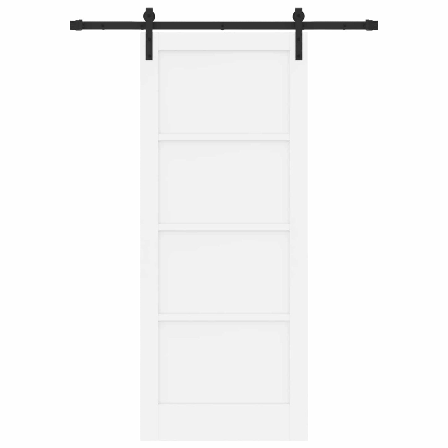 Skyvedør Hvit 83 x 202 cm Heltre furu